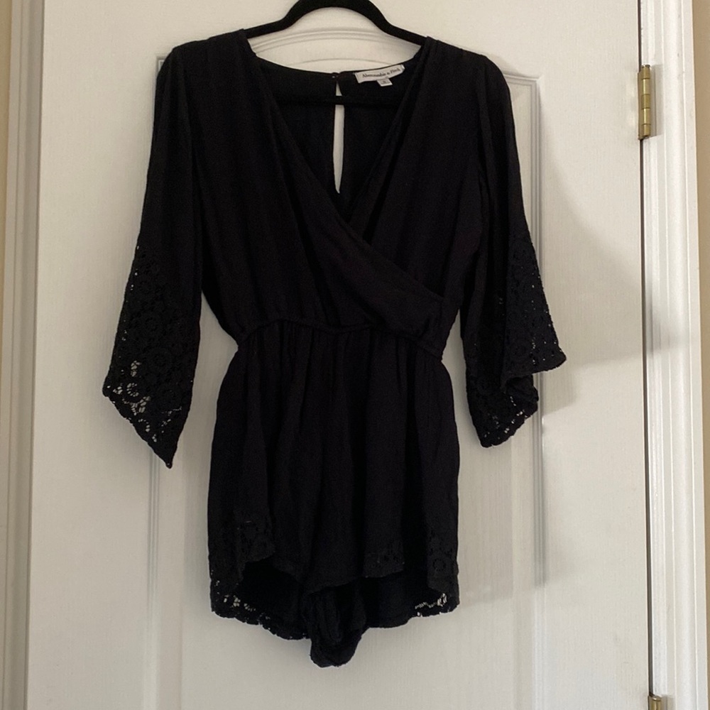 Lace Detail Romper